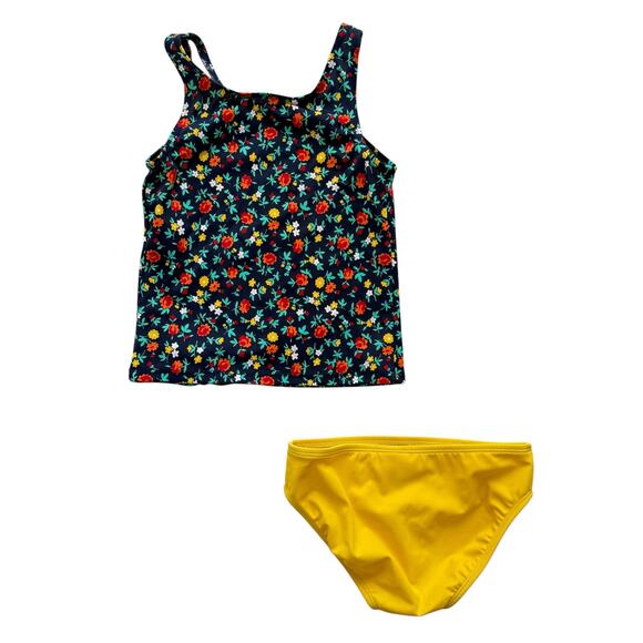 Lands' End Flaral Tankini Swimsuit Size 7 - Picture 6 of 8